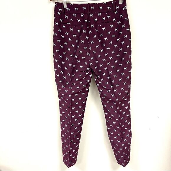 - J Crew terrier dog print jacquard pants. Size 4T - Picture 5 of 8